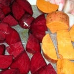 Beets, sweet potatoes and turnips 