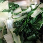 Chard Sauteed with Olive Oil and Garlic