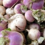 turnips in the shuk