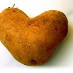 heart shaped potato