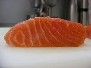 raw salmon 