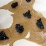 hamantashen pastry for Purim cookies with poppyseed filling