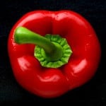Wilted Red Peppers with Garlic