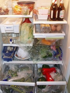 What to do when your refrigerator is too full.