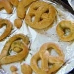 homemade pretzel children craft