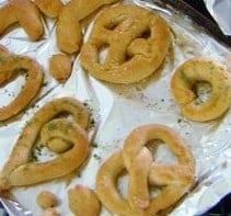 homemade pretzel children craft
